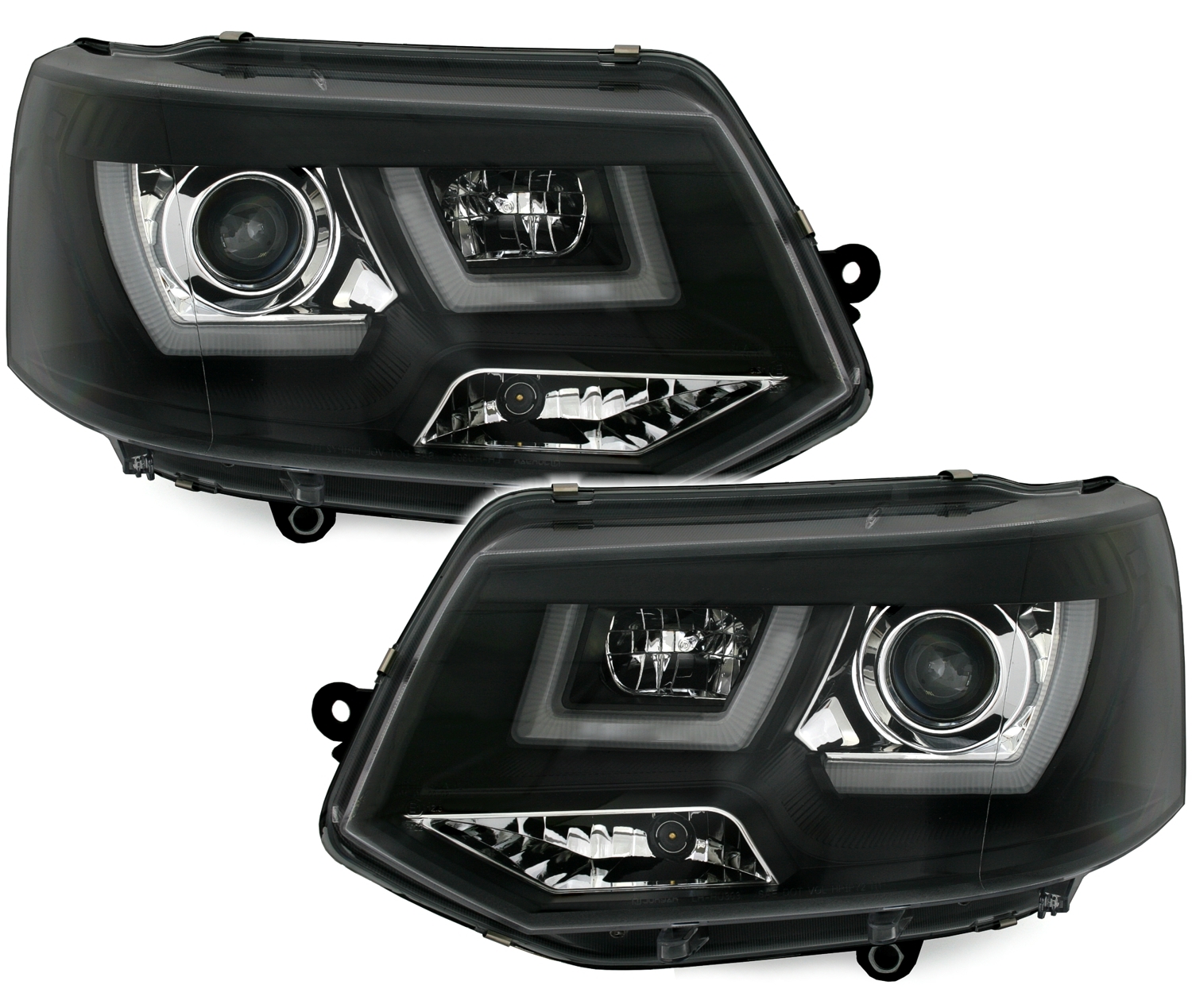 Scheinwerfer für VW T5 in Schwarz                 