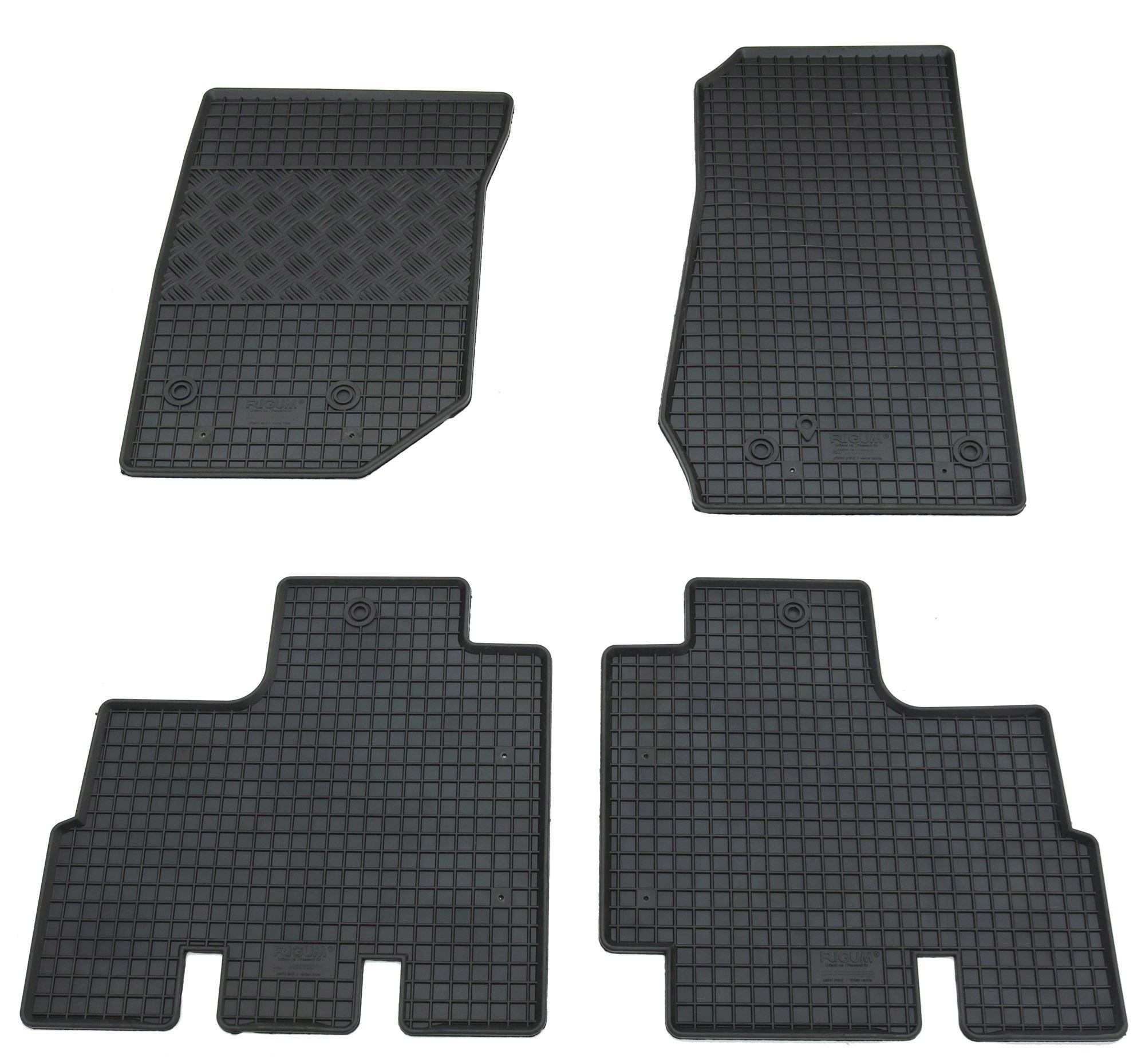 Gummi Fußmatten für Jeep Wrangler III JK