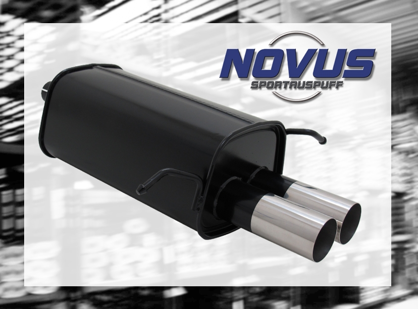 NOVUS ESD für MERCEDES C-Klasse 2x76mm RL-Design