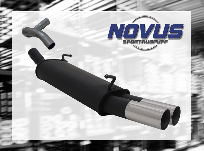 NOVUS ESD für Seat Ibiza 6L 2x76mm RL-Design