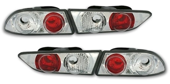 Rückleuchten für Alfa Romeo 156 in Chrom