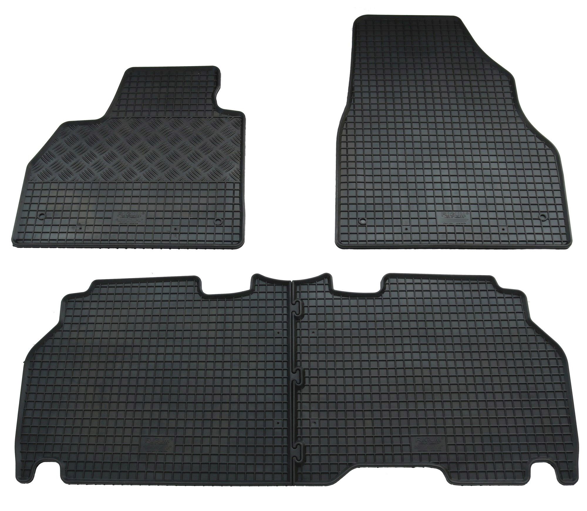 Gummi Fußmatten für Mercedes Citan + Renault Kango