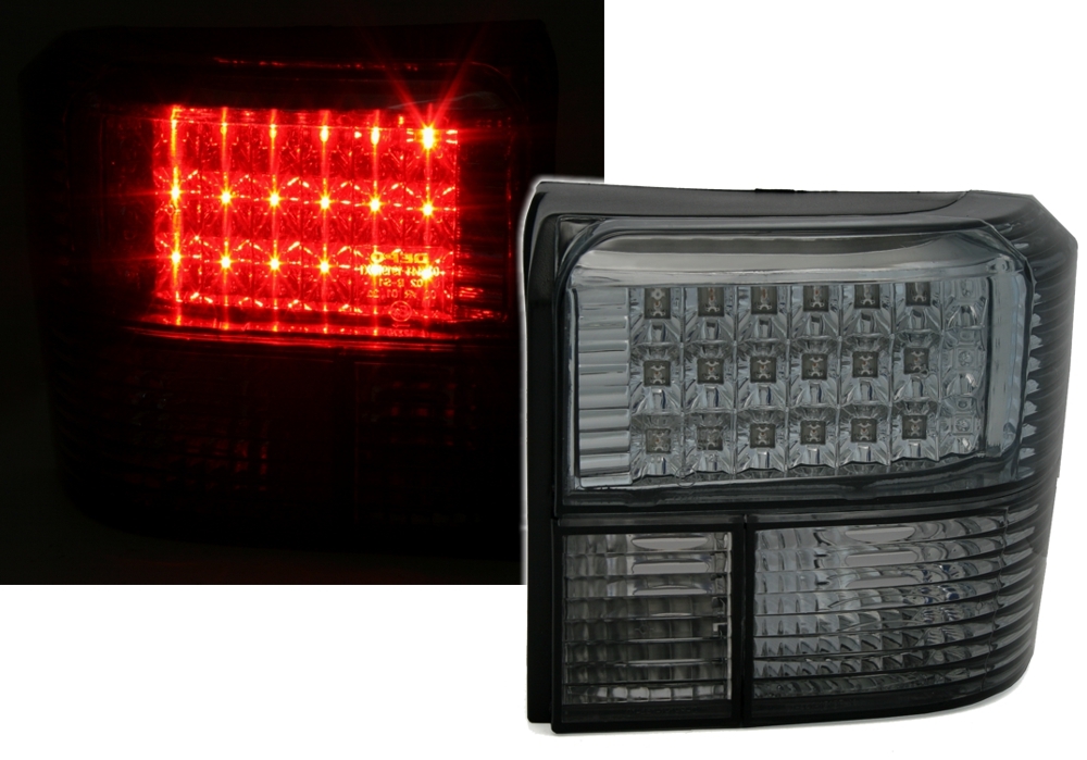 LED Rückleuchten Set für VW T4 9/90- in Schwarz