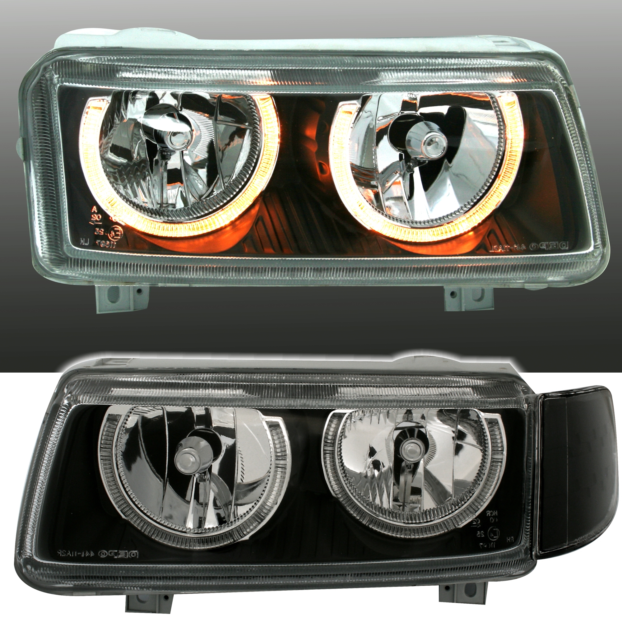 Angel Eyes Scheinwerfer für VW Passat 35i in Schw.