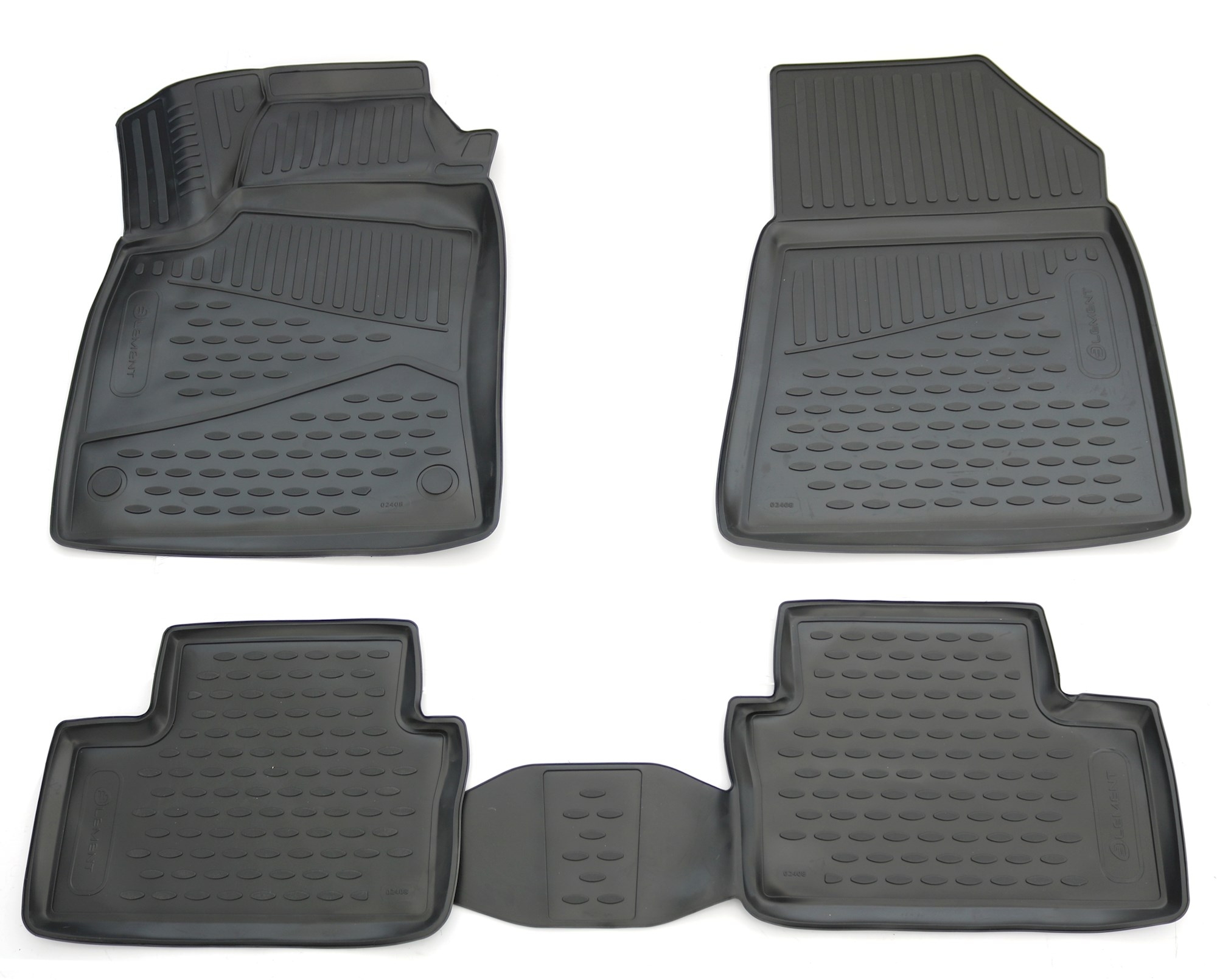 TPE Gummi Fußmatten für Renault Clio 4