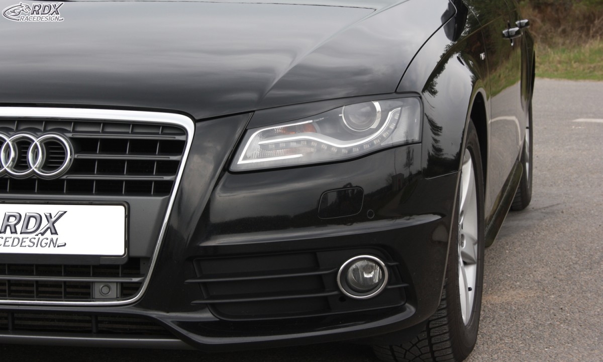 RDX Scheinwerferblenden Set für Audi A4 B8 / 8K