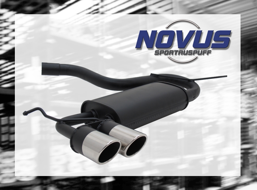 NOVUS ESD für Golf 5 + Audi A3 8P 2x76mm SR-Design