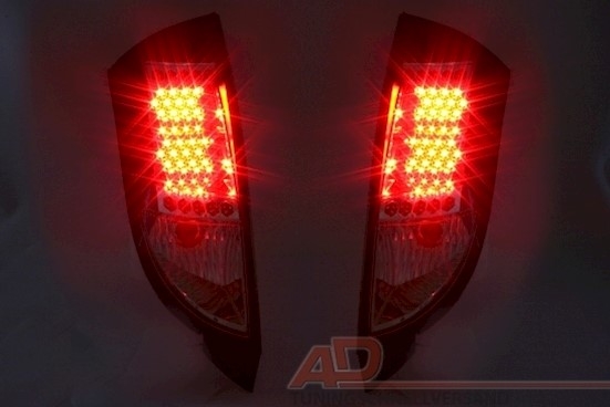 LED Rückleuchten für Ford Focus MK1 in Chrom