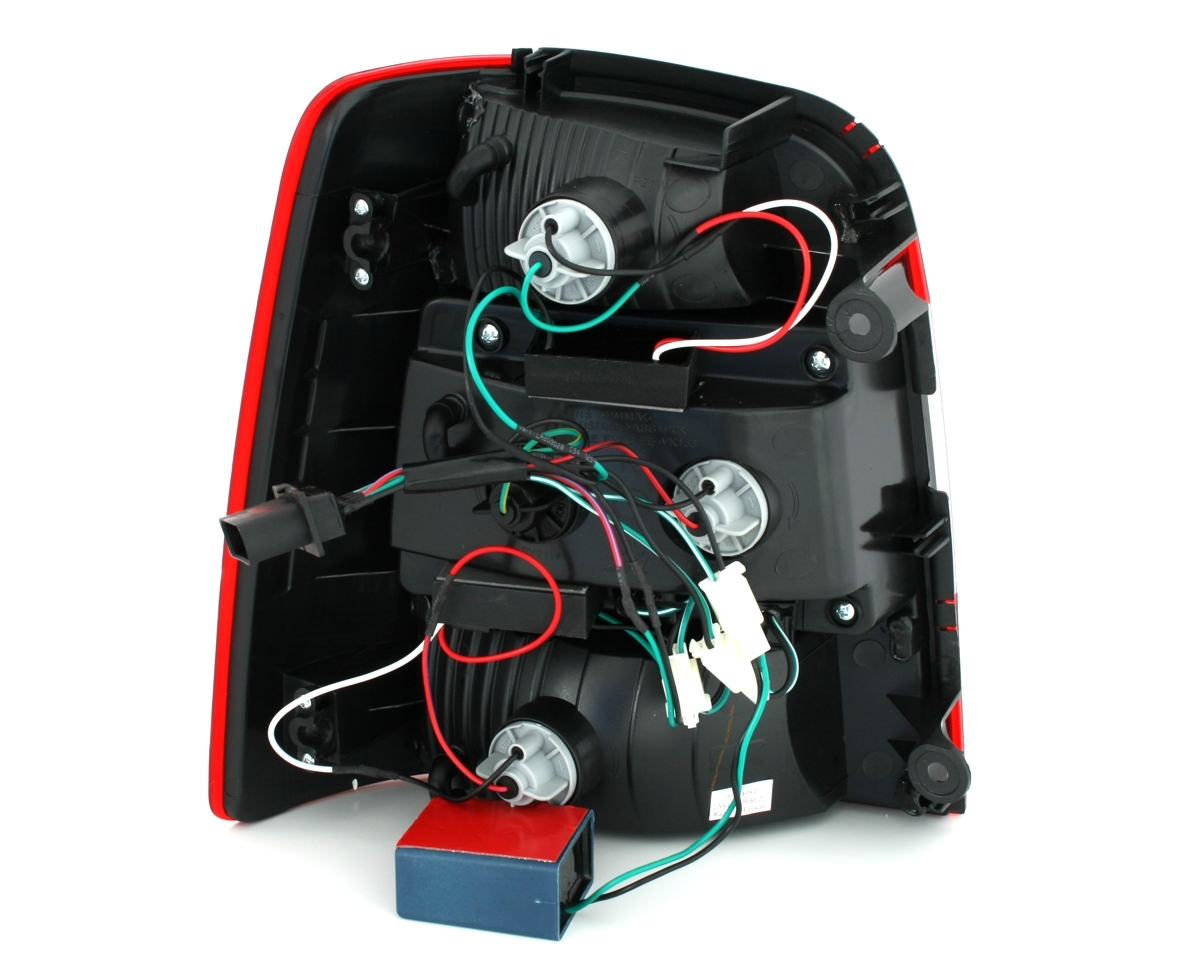 LED Rückleuchten für VW Touran 1T in Rot-Smoke