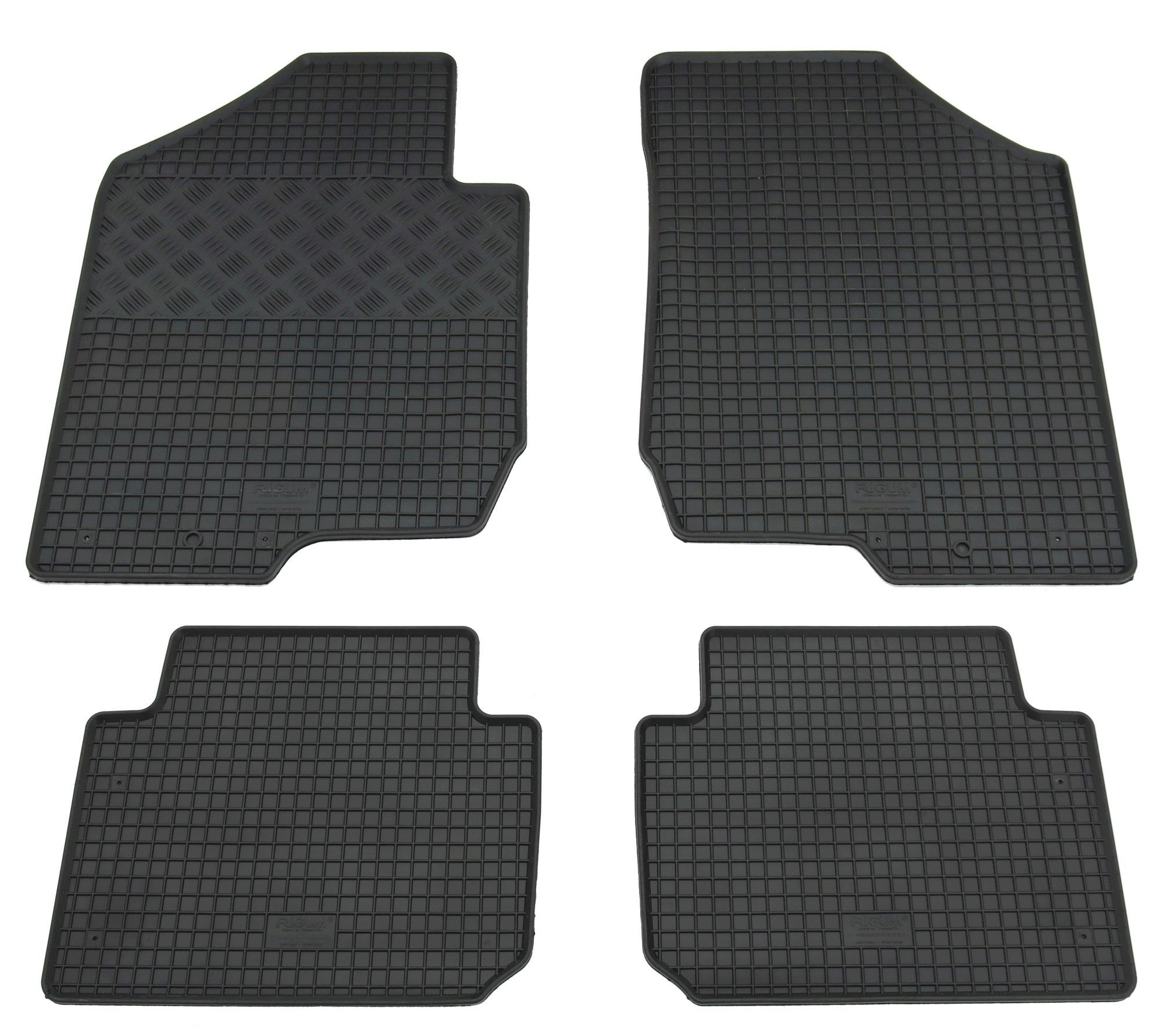 Gummi Fußmatten für Kia Carens III