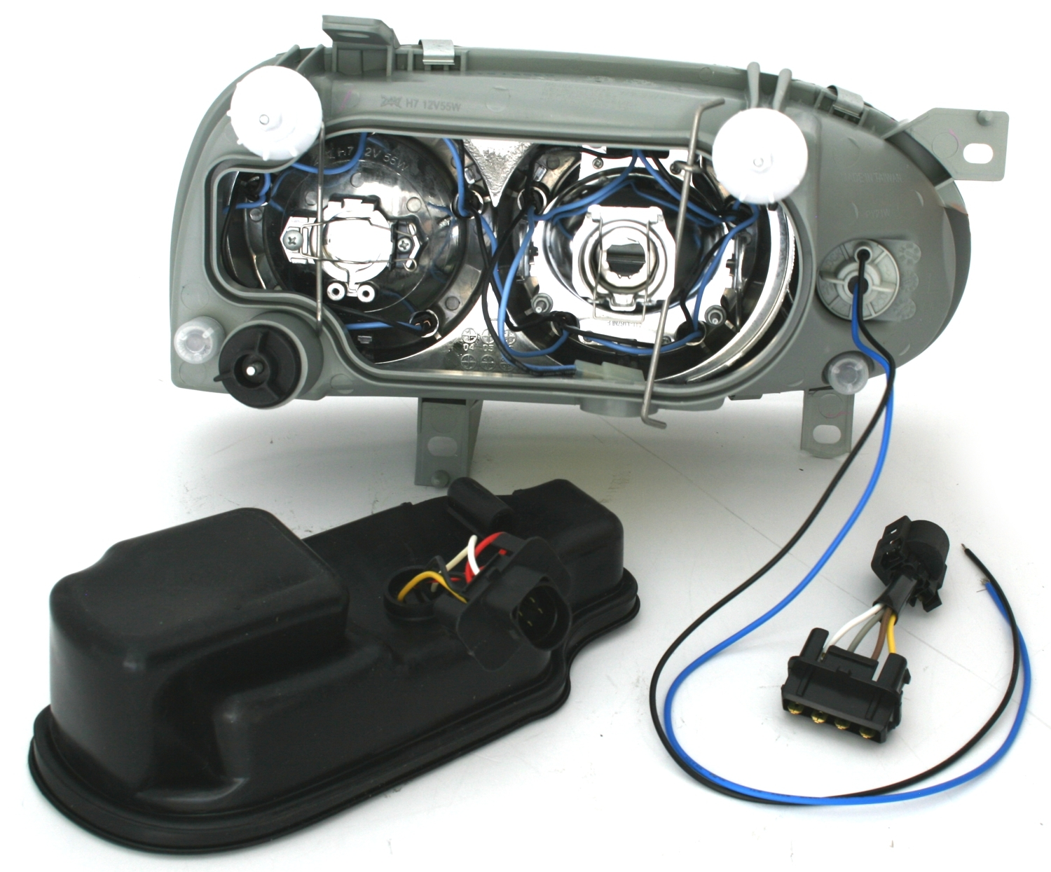 Angel Eyes Scheinwerfer für VW Golf 3 in Schwarz