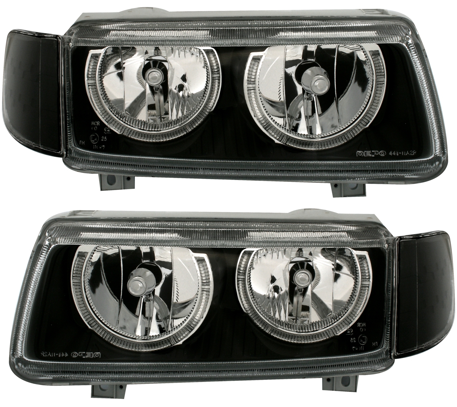 Angel Eyes Scheinwerfer für VW Passat 35i in Schw.