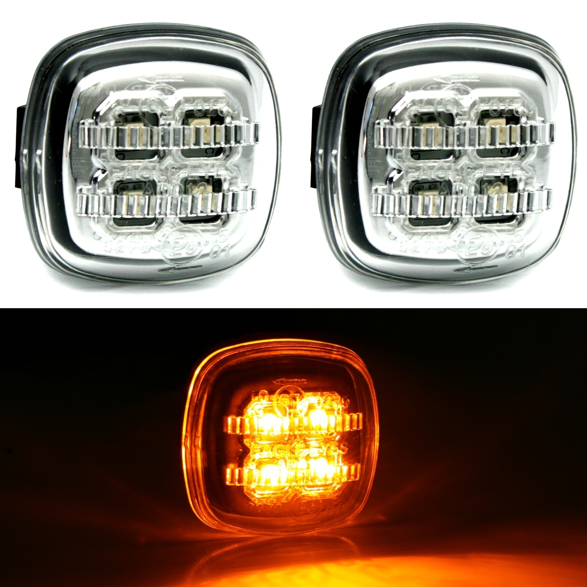 LED Seitenblinker für Audi A3 A4 A8 + Skoda