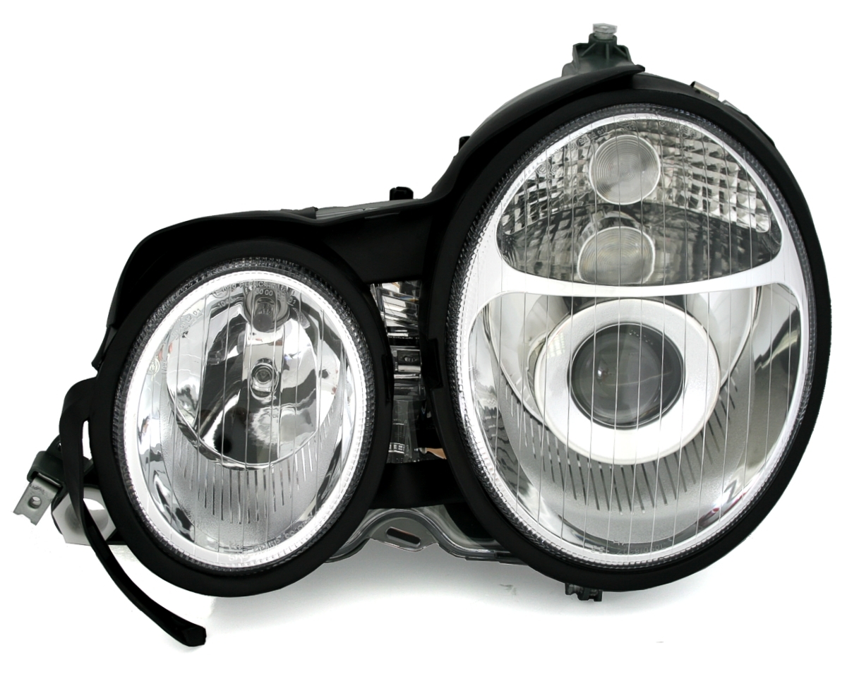 Scheinwerfer Set für Mercedes W210 in Chrom