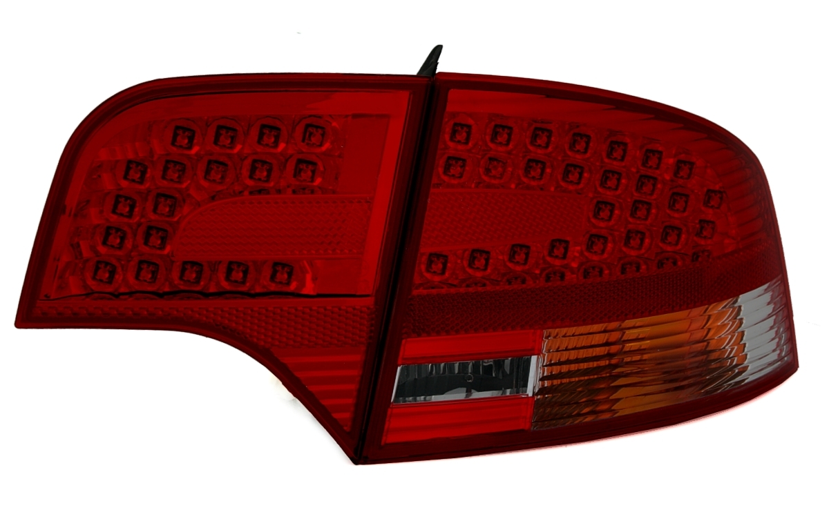 LED Rückleuchten für Audi A4 B7 Limo in Rot Smoke