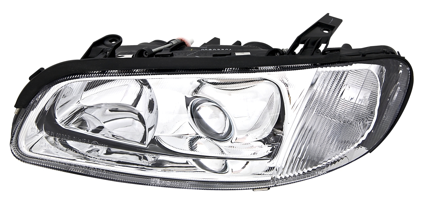 Scheinwerfer für Opel Omega B in Klarglas / links