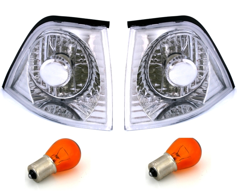 Angel Eyes Scheinwerfer für 3er BMW E36 in Chrom