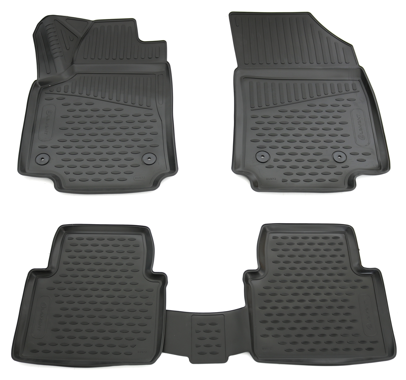 TPE Gummi Fußmatten für Opel Crossland