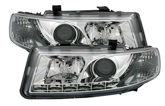 Scheinwerfer mit LED für Seat Leon Toledo in Chrom