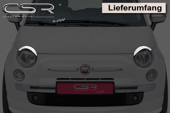 CSR Scheinwerferblenden für Fiat 500