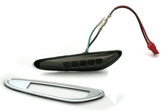 LED Seitenblinker für BMW E46 + X3 in Smoke