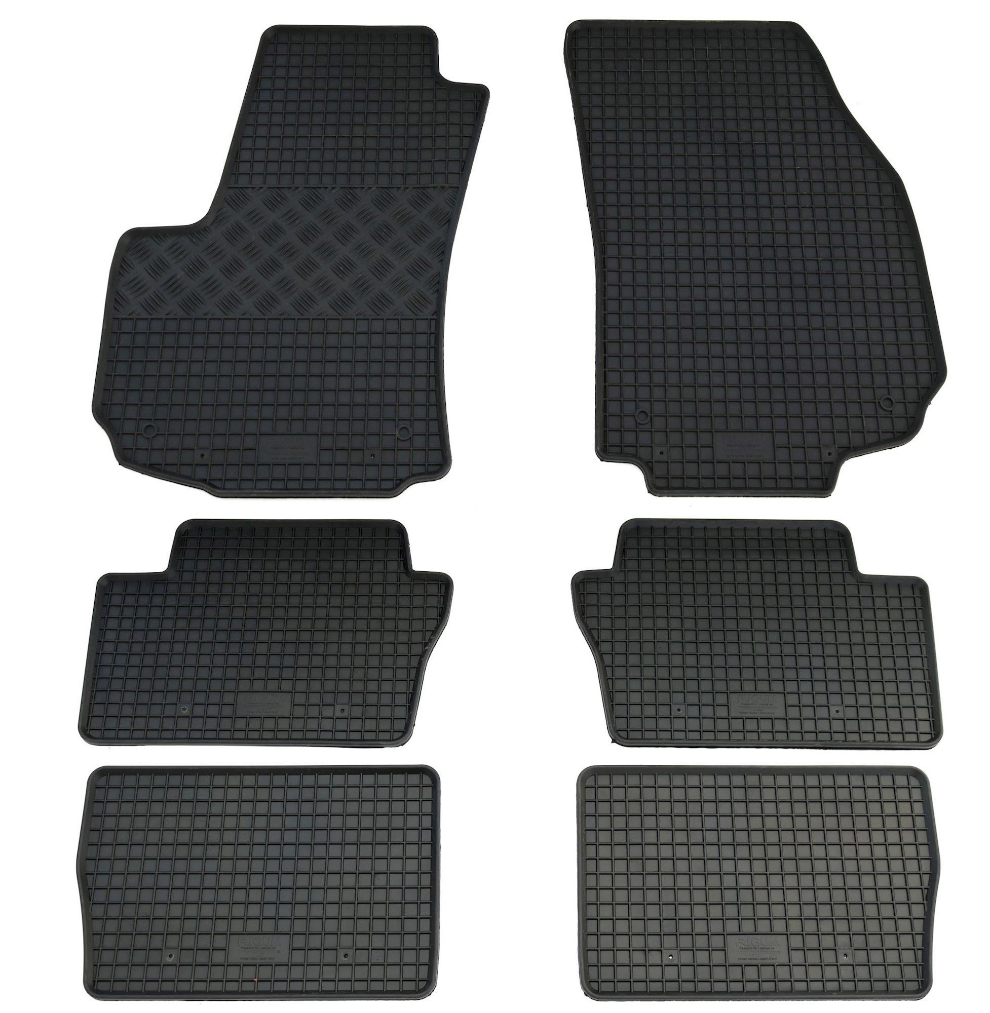 Gummi Fußmatten für Opel Zafira B