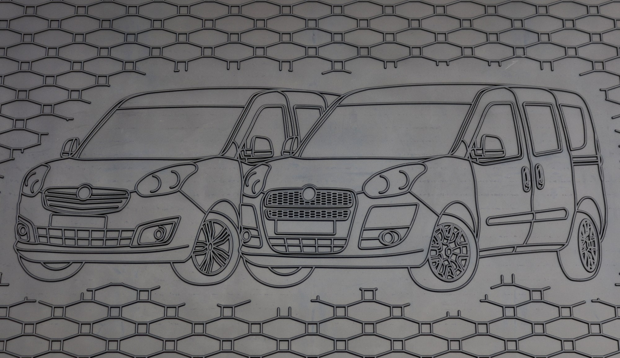 Kofferraumwanne für Fiat Doblo / Opel Combo