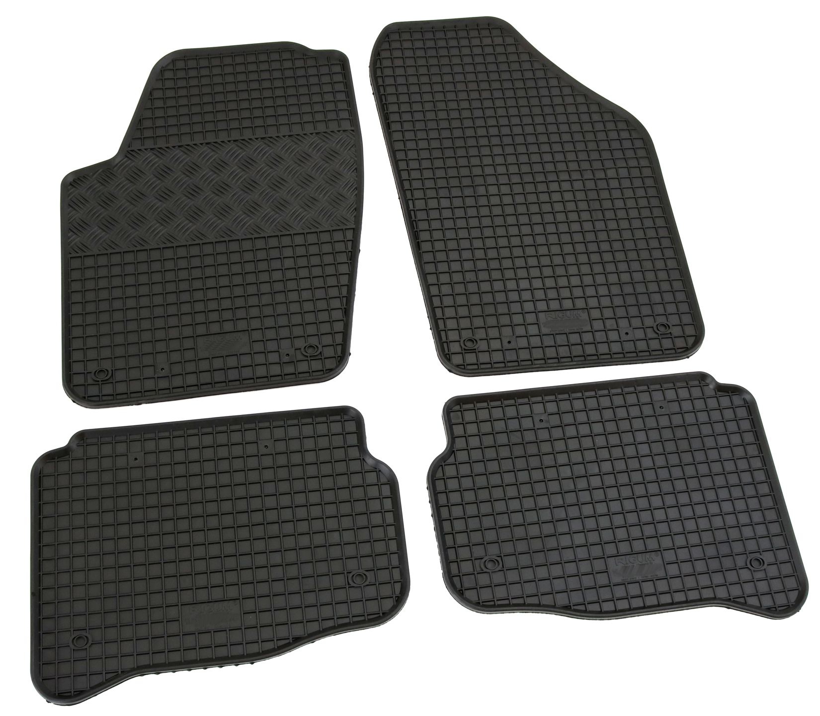 Gummi Fußmatten für Seat Ibiza + VW Polo 9N 9N3