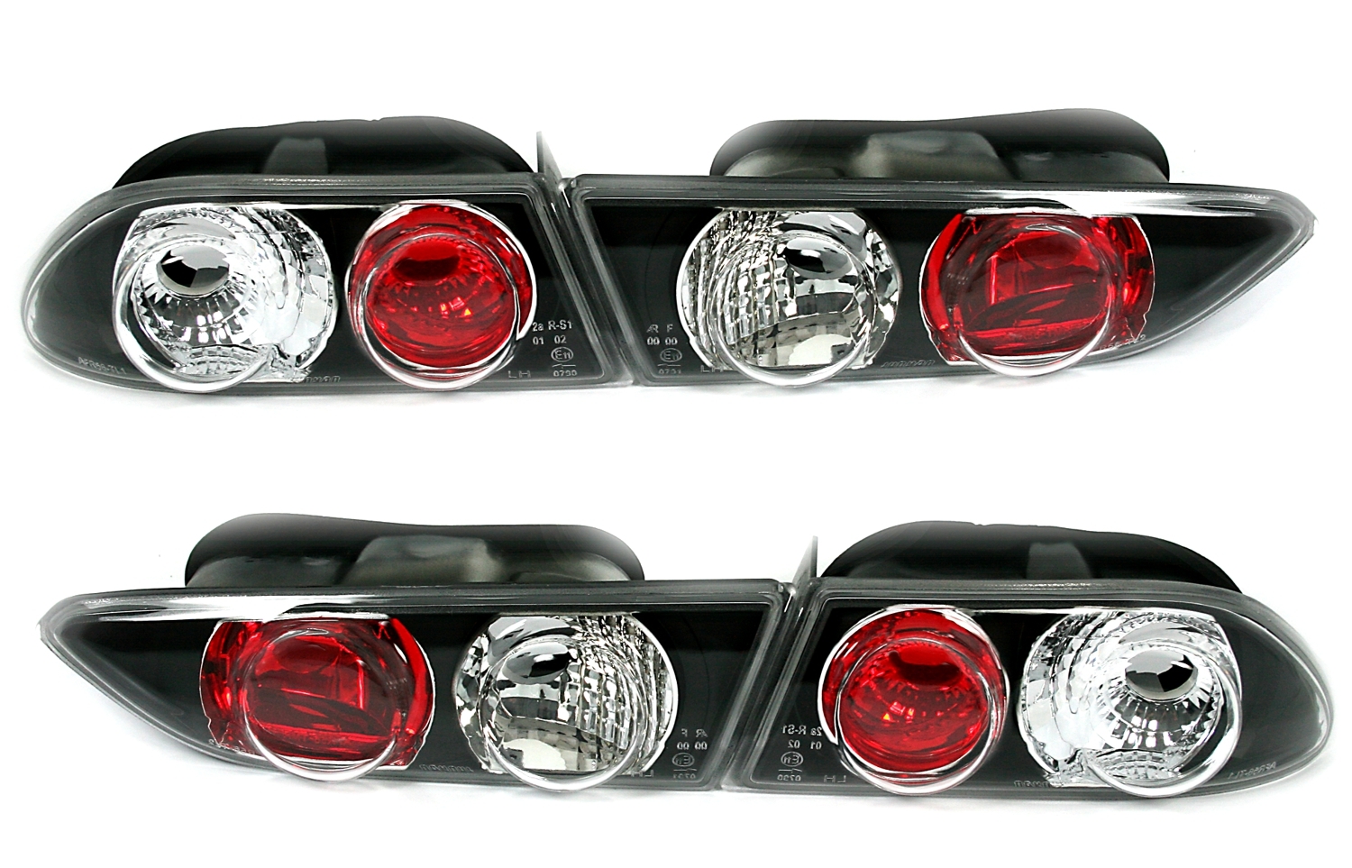 Rückleuchten für Alfa Romeo 156 in Schwarz