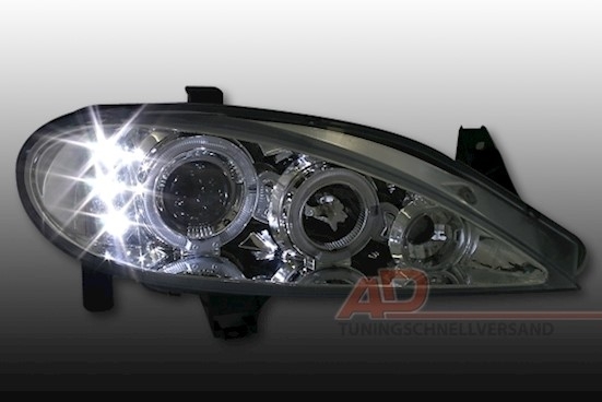 Angel Eyes Scheinwerfer Chrom für Renault Megane