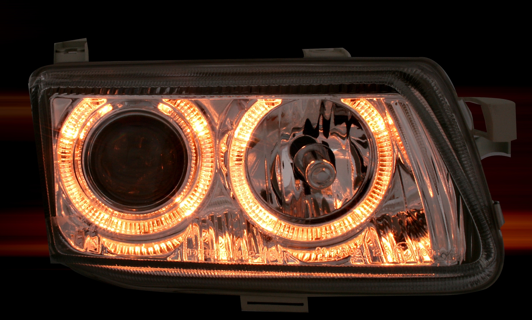 Angel Eyes Scheinwerfer für Opel Astra F in Chrom