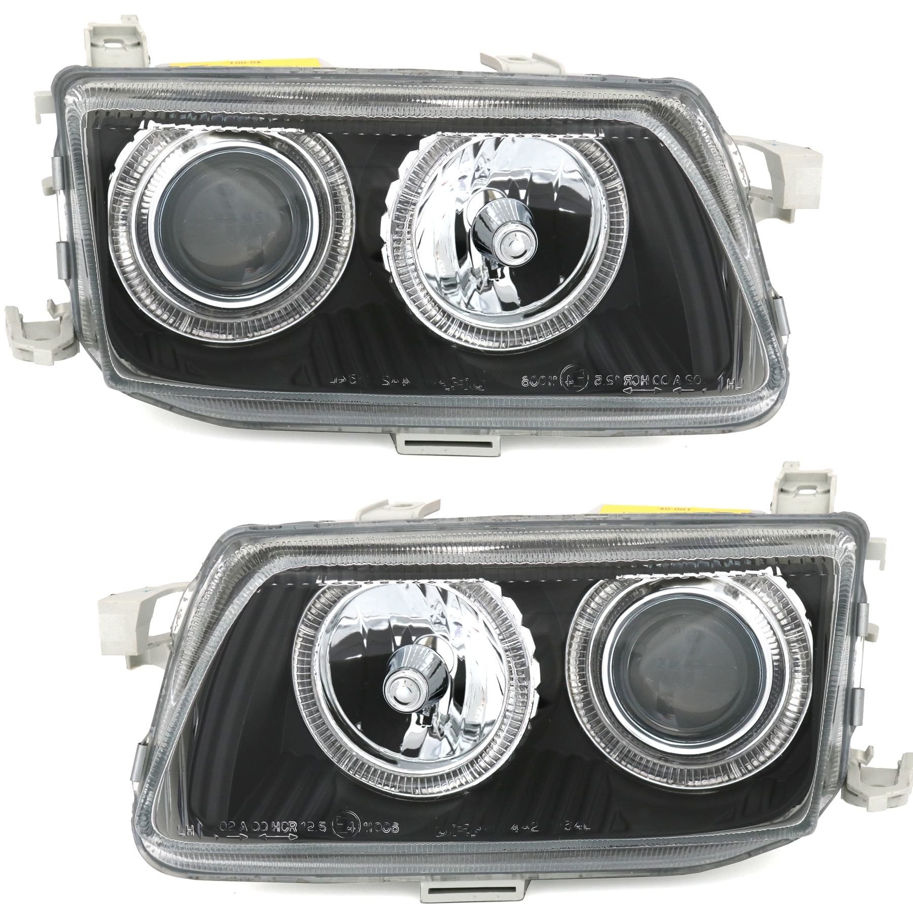 Angel Eyes Scheinwerfer für Opel Astra F in Schwar