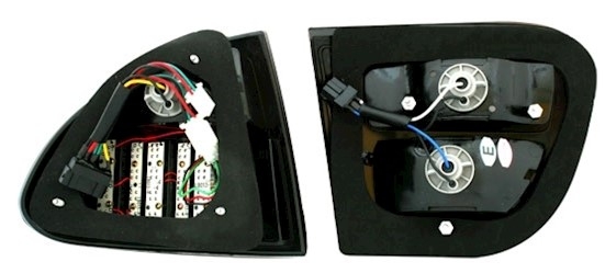 LED Rückleuchten für Seat Leon 1M in Schwarz