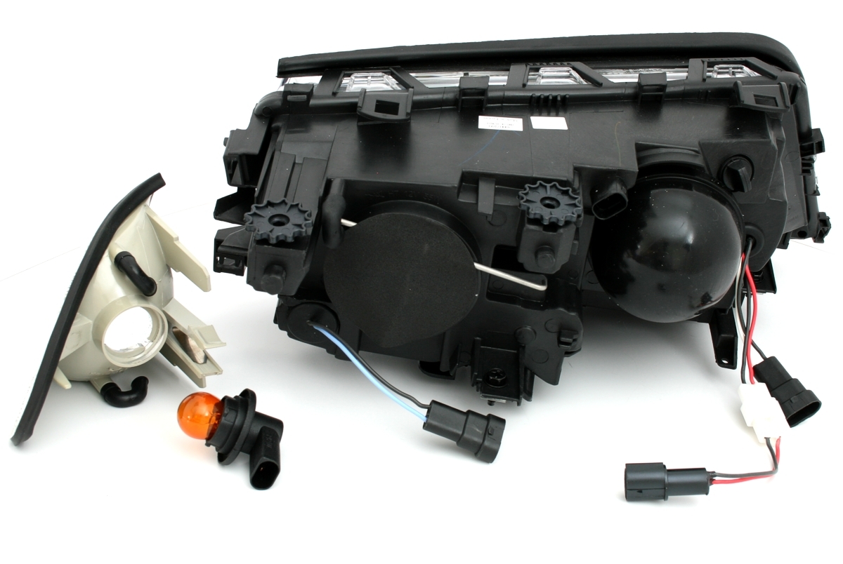 Angel Eyes Scheinwerfer für 3er BMW E46 in Chrom