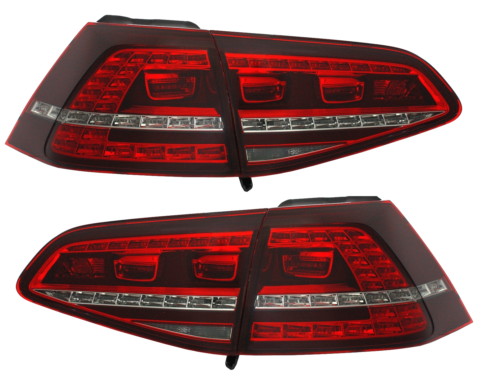 LED Rückleuchten für VW Golf 7 GTILook / Rot