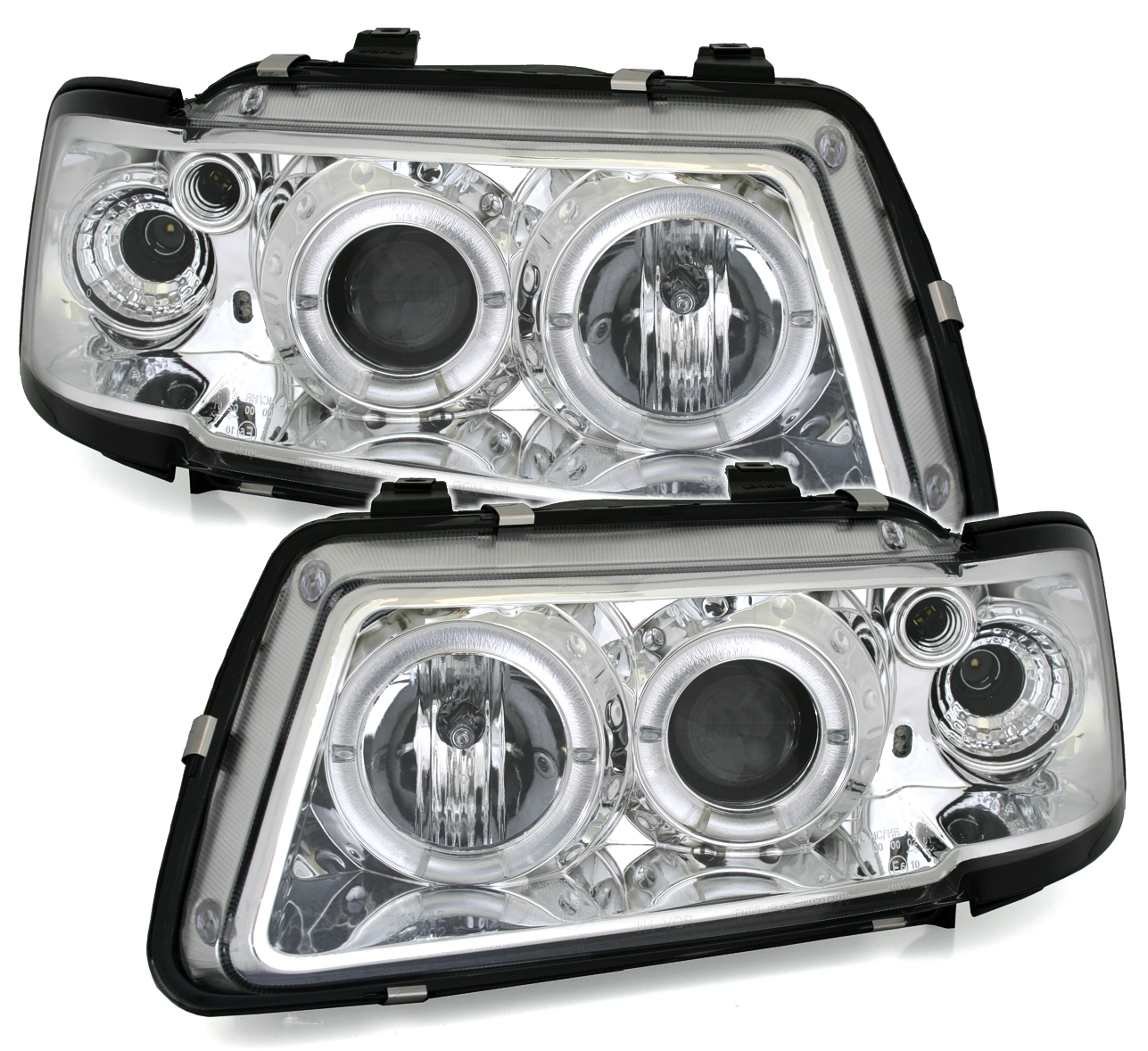 Angel Eyes Scheinwerfer für Audi A3 8L in Chrom   