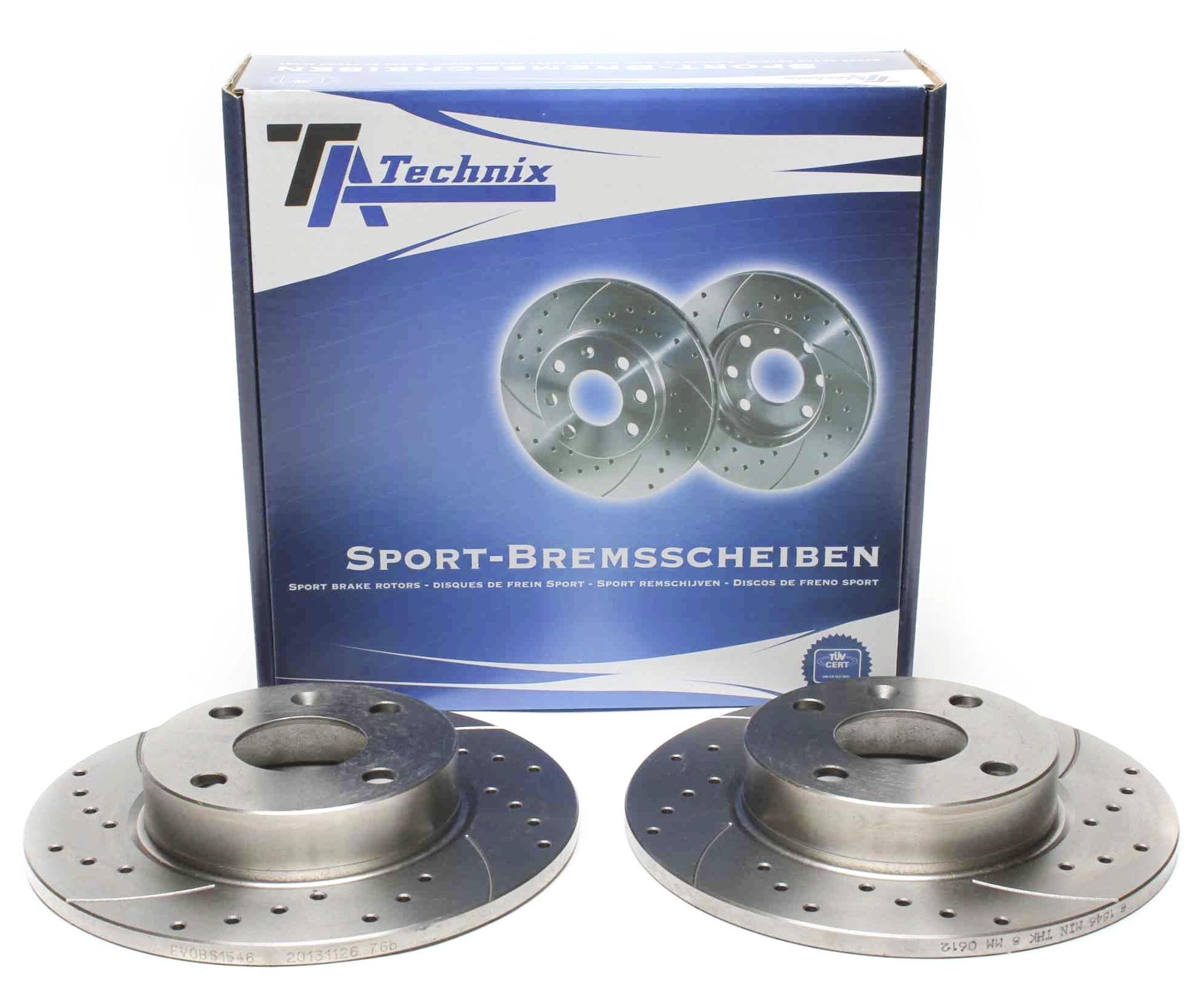 TA-Technix Sport Bremsscheiben Satz / HA