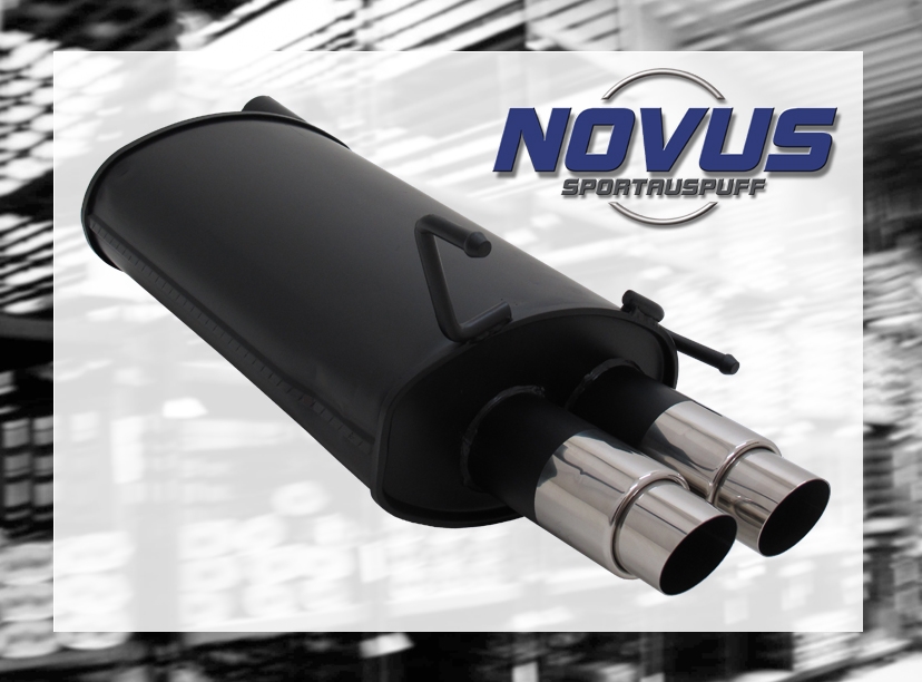 NOVUS ESD für Mercedes W202 W208 2x76mm GP-Design
