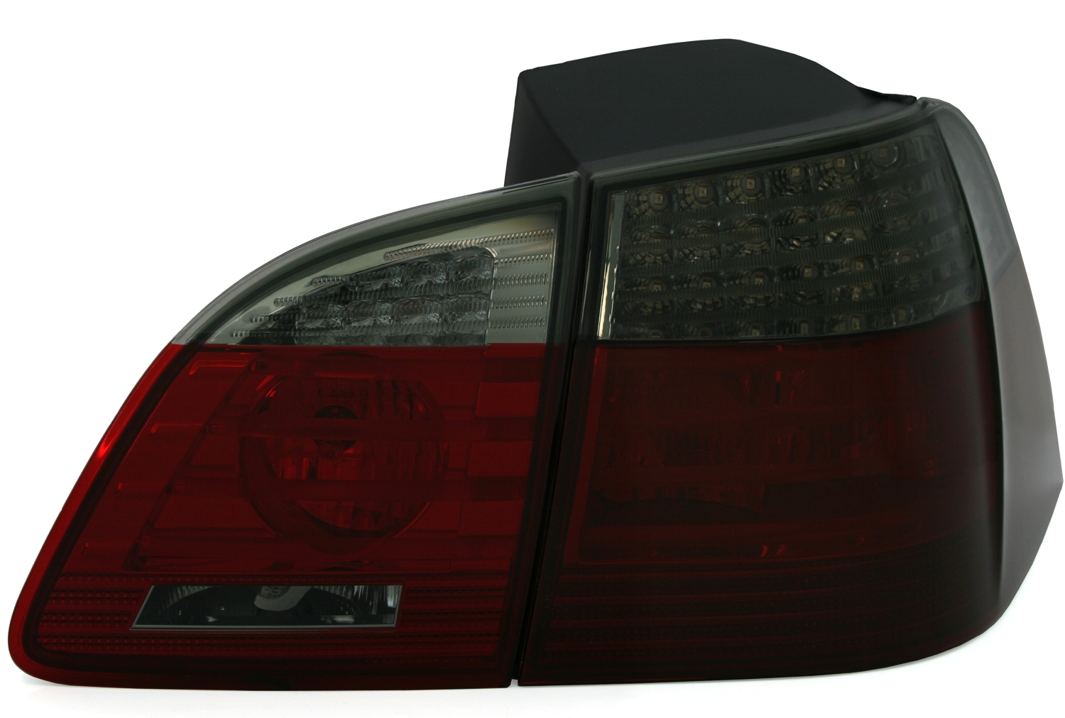 LED Rückleuchten Set für 5er BMW E61 in Rot-Smoke 