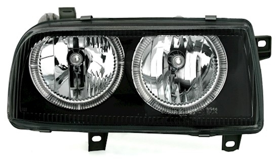 Angel Eyes Scheinwerfer für VW Vento in Schwarz