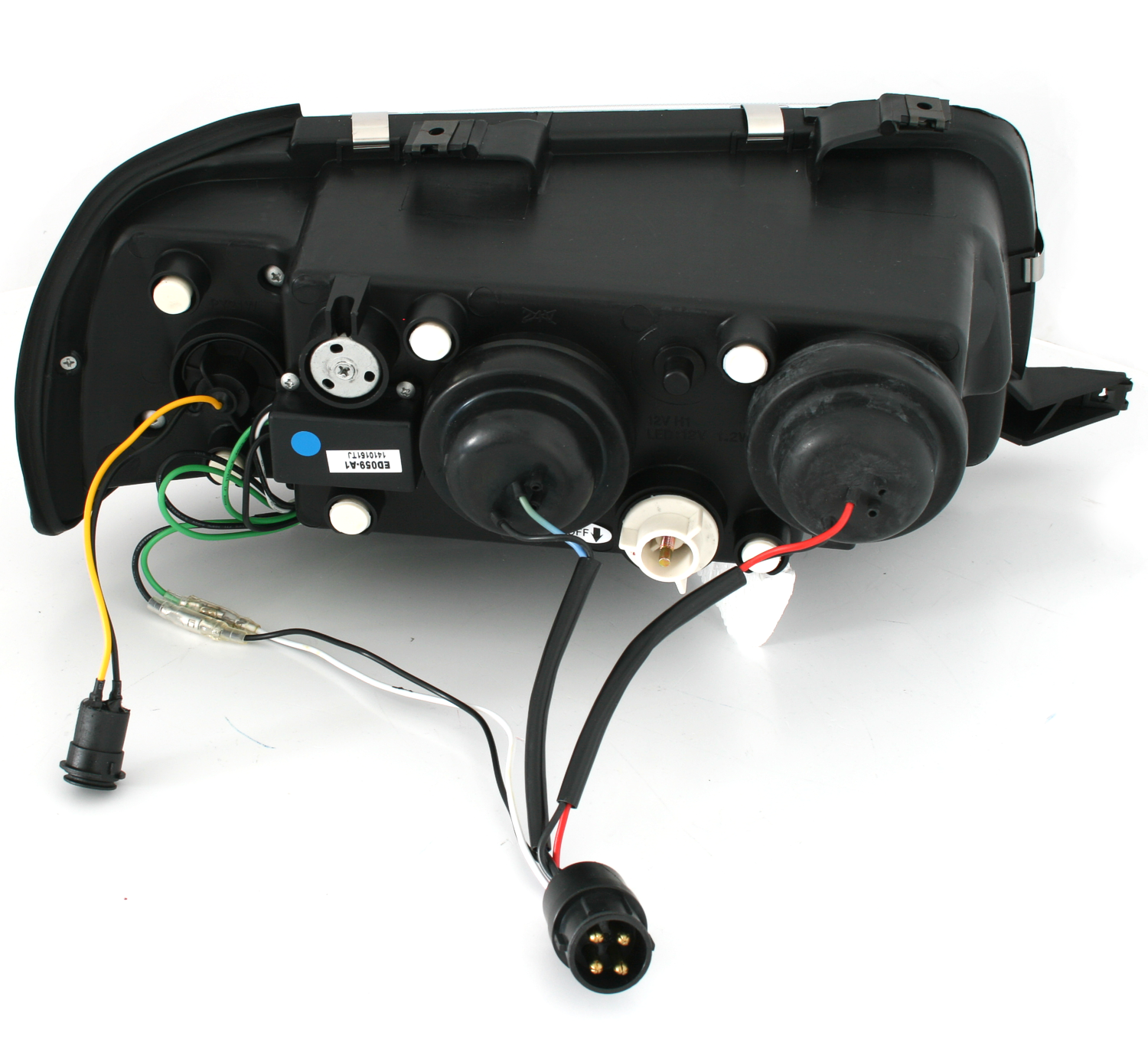 Scheinwerfer mit LED für Audi 80 B4 in Schwarz