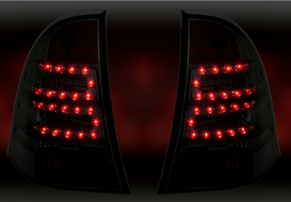 LED Rückleuchten für Mercedes 203 C-Klasse RotWeiß