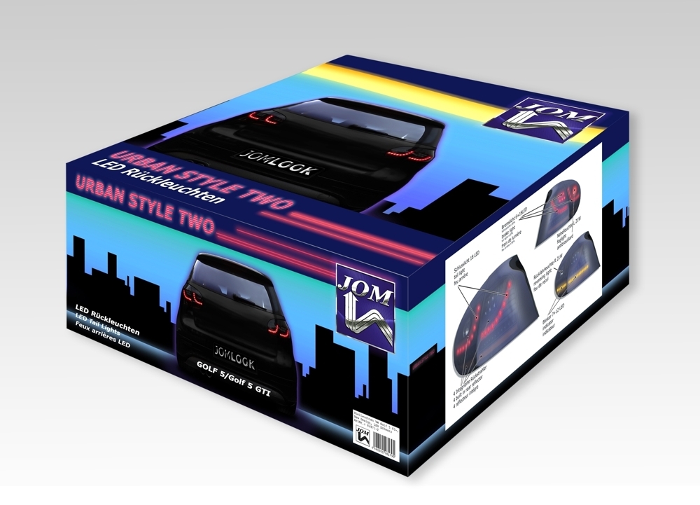 JOM LED Rückleuchten Set für VW Golf 5 in Smoke