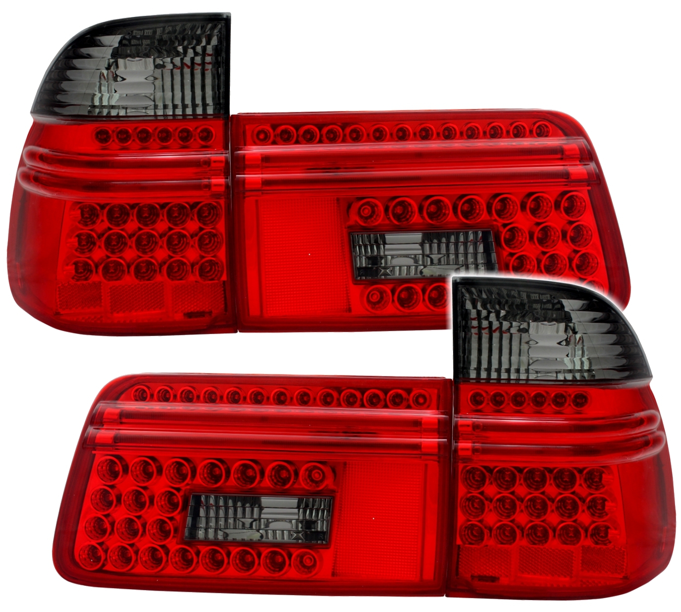 LED Rückleuchten für BMW E39 Touring in Rot-Smoke