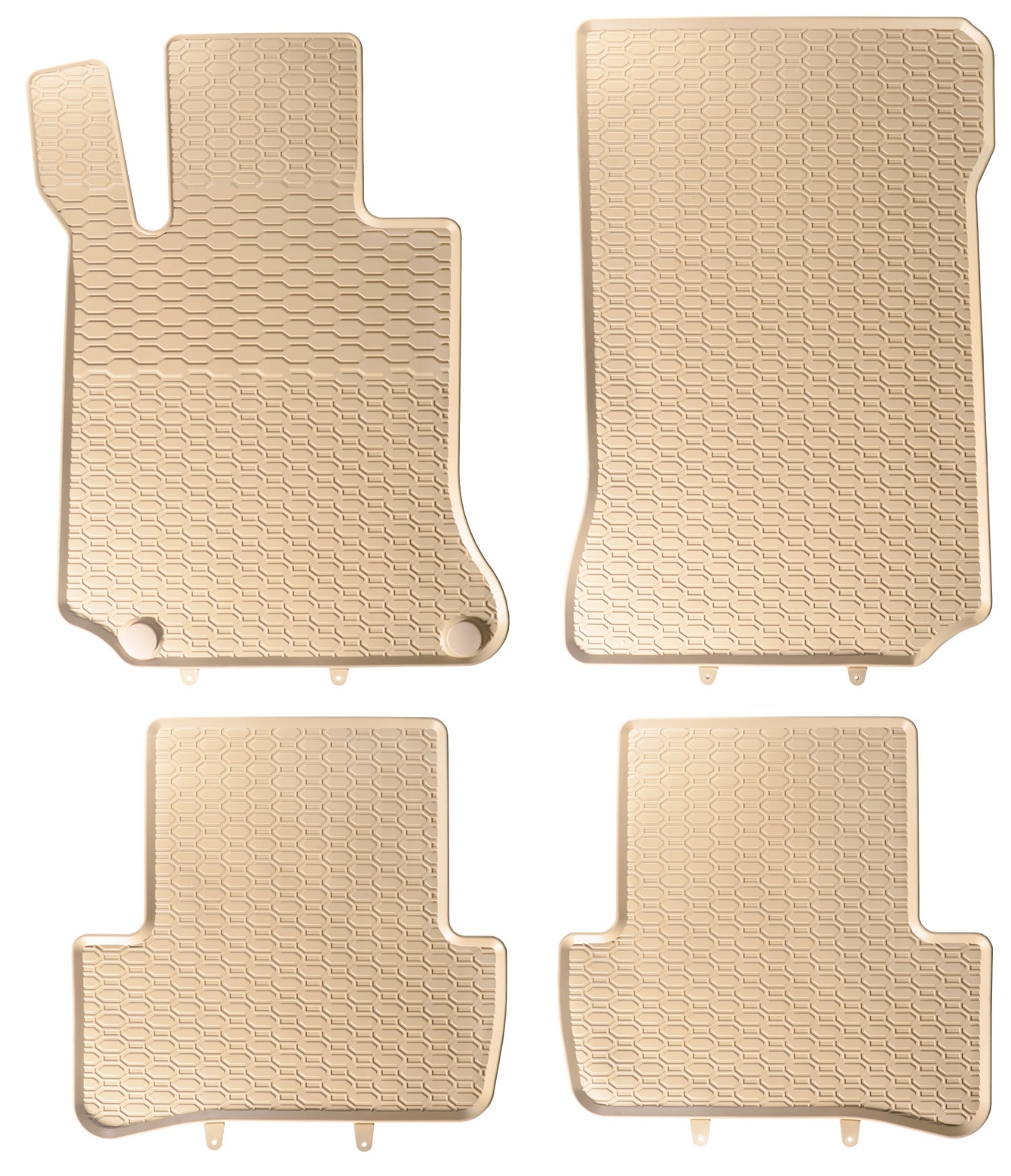 Gummifußmatten für Mercedes C-Klasse W204