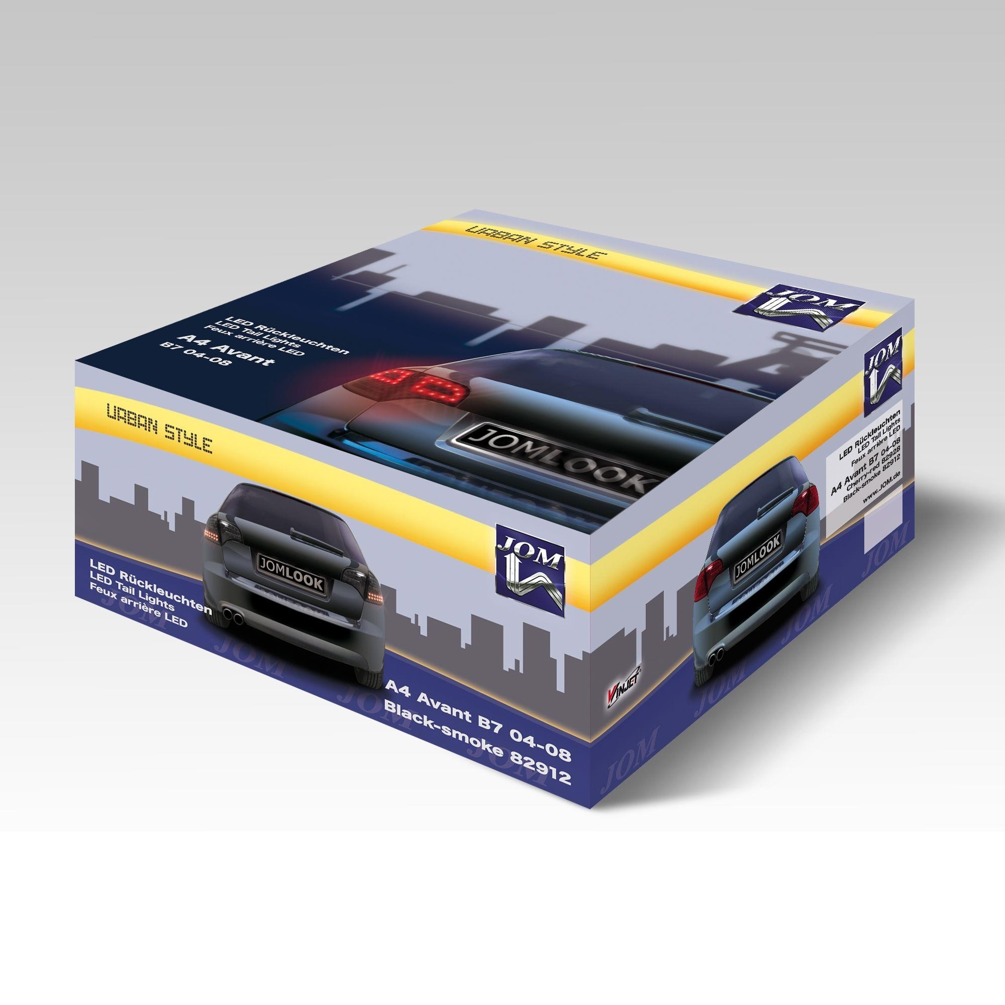 JOM LED Rückleuchten für Audi A4 B7 Avant /Schwarz