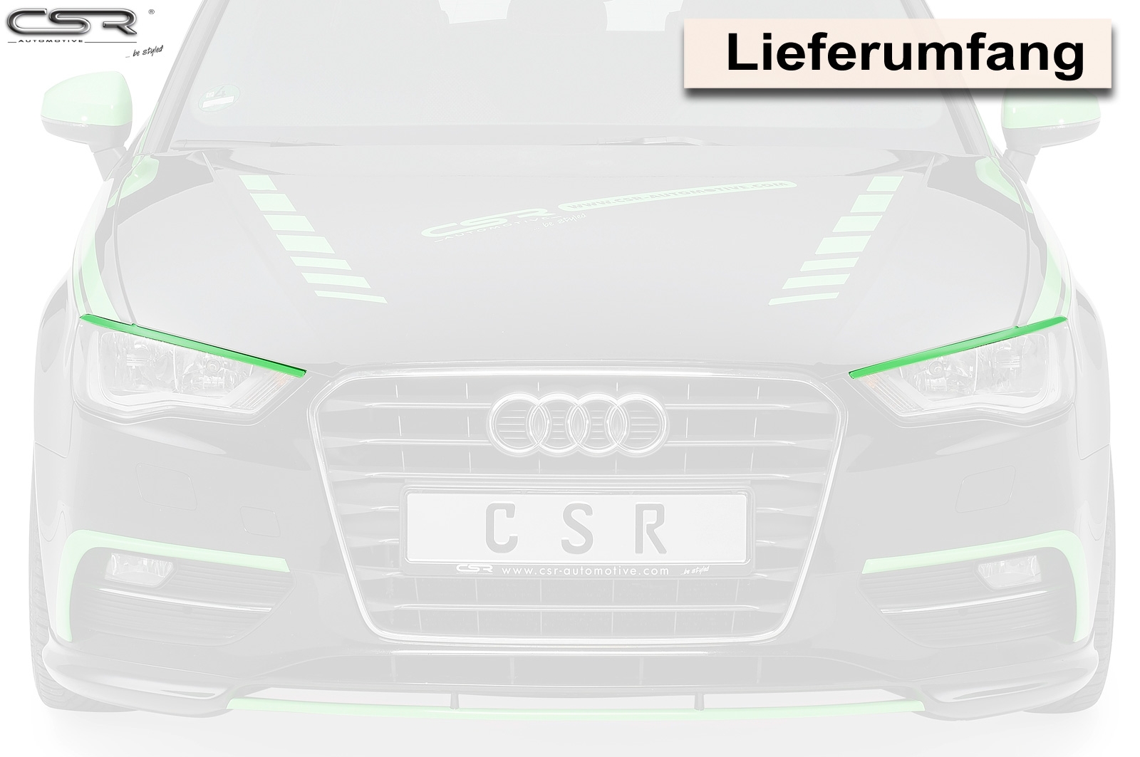 CSR Scheinwerferblenden für Audi A3 8V