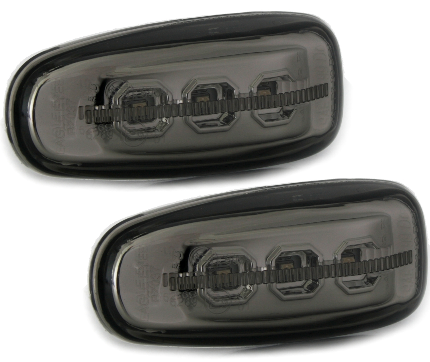 LED Seitenblinker Set für Mercedes in Smoke