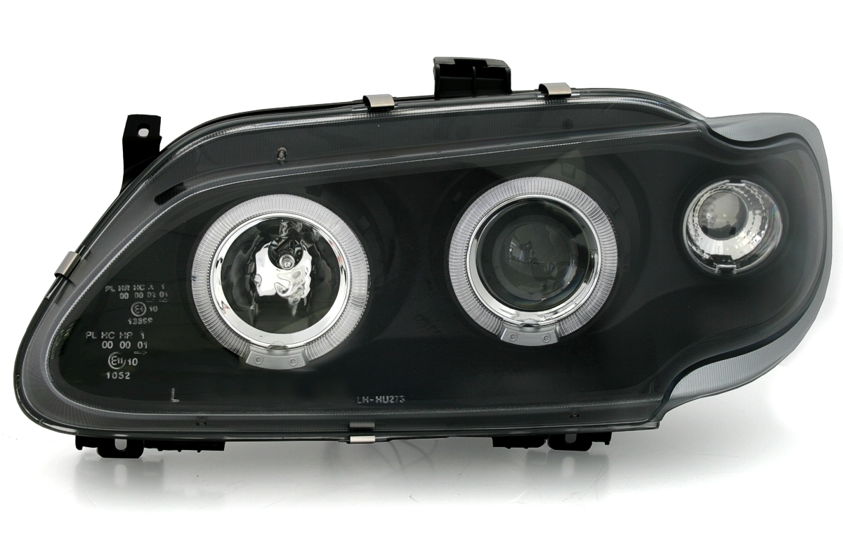 Angel Eyes Scheinwerfer für Renault Megane in Schw
