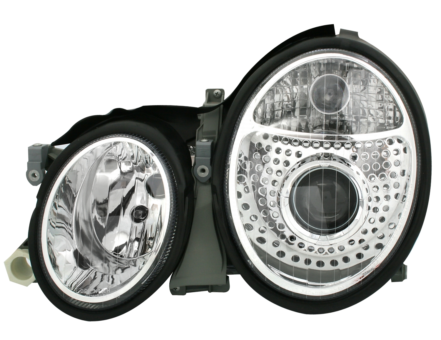 Scheinwerfer Set für Mercedes W208 in Chrom